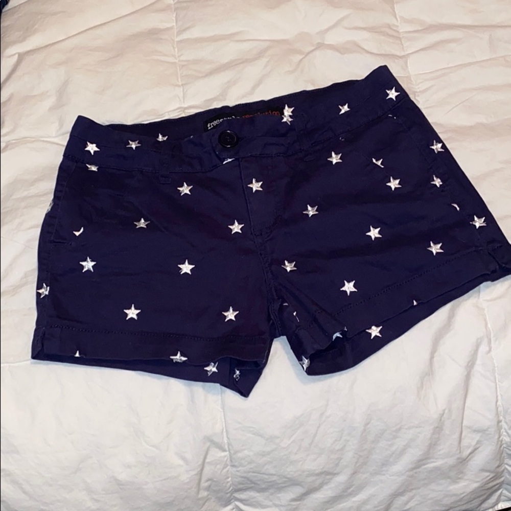 shorts navy blue with ⭐️🇺🇸